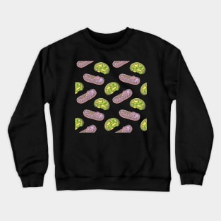 Mitochondria and Chloroplast Pattern Crewneck Sweatshirt